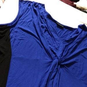 NWOT Apt 9 dressy knotted tank